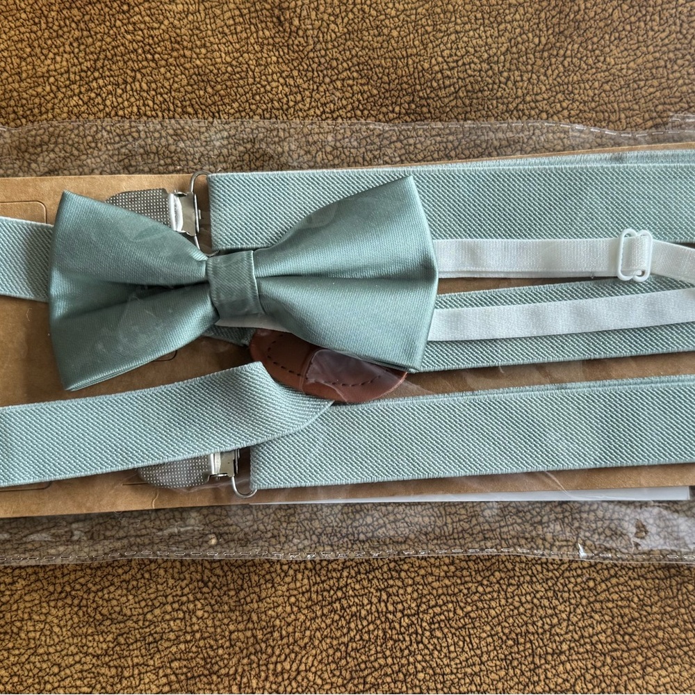 The Bold Bow Tie and Suspenders.